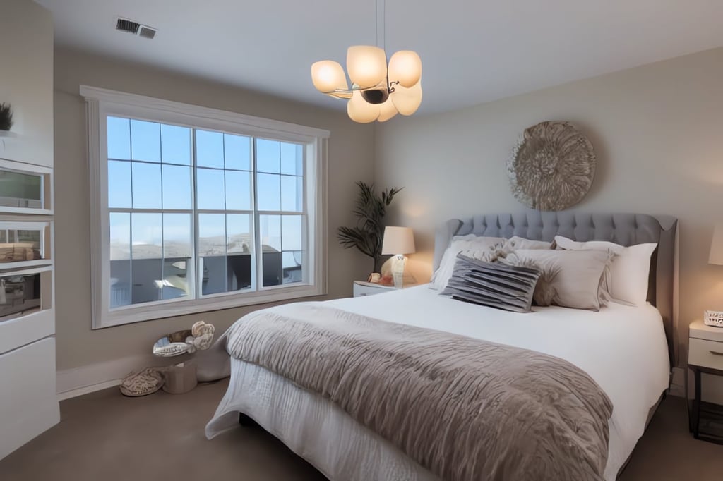 Choose a couple bedrooms color scheme