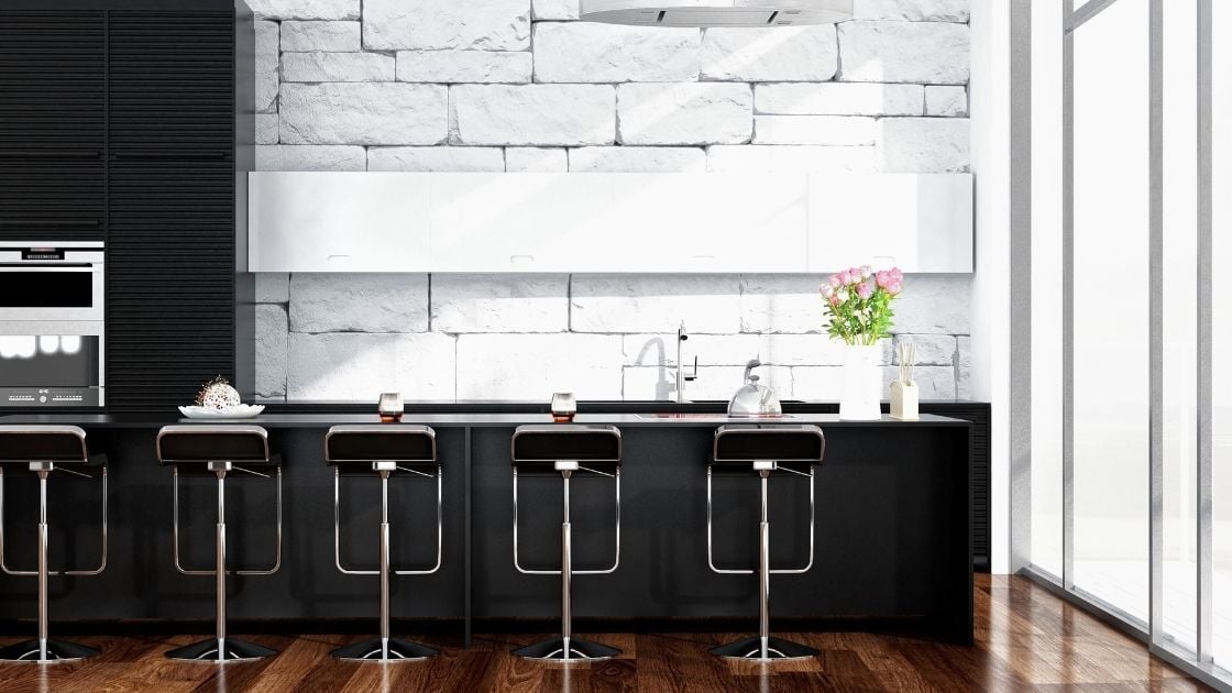 Black Kitchen Large Black Kitchen Island