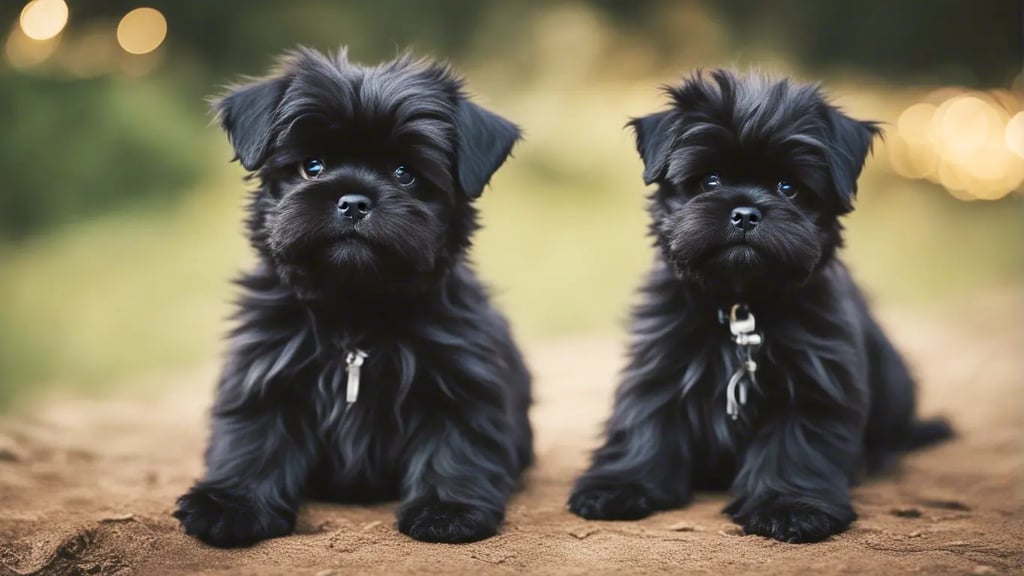 Affenpinscher puppies love companionship