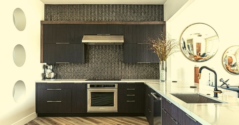 Should your countertop be lighter or darker than your cabinets