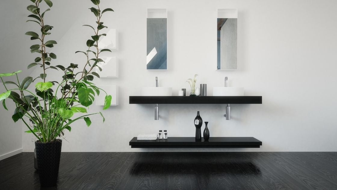 Double Bathroom Vanity Floating Vanity