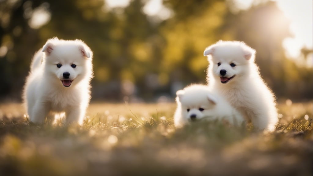 American Eskimo Puppies