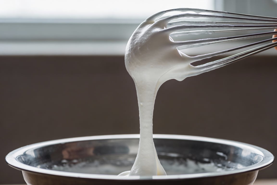 Visualizing meringue stability for pancakes