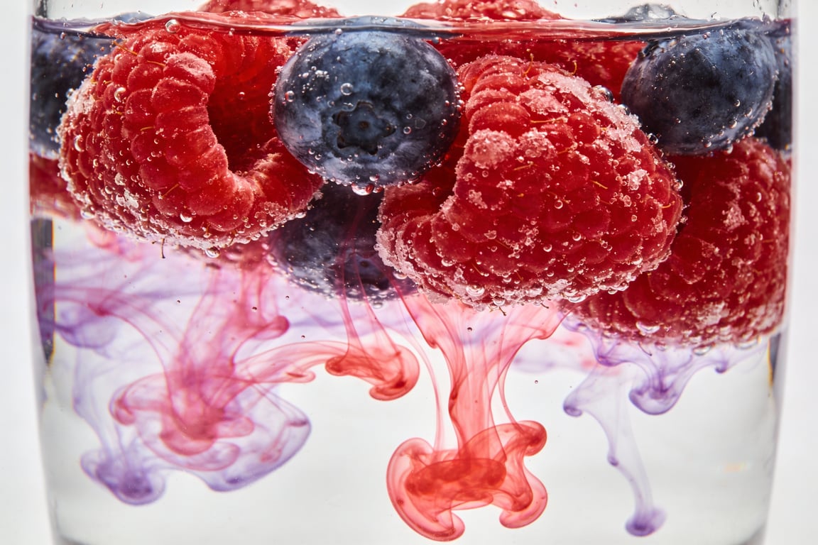 Frozen berry drink in a glass - the ultimate budget refresher