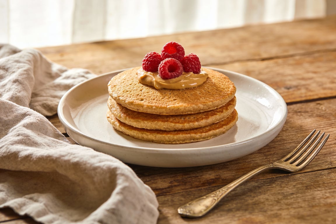 Science-Backed Gluten-Free Almond Flour Protein Pancakes