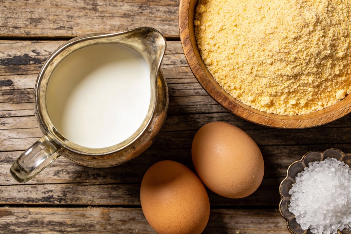 Crispy Southern Buttermilk Waffles with butter and syrup