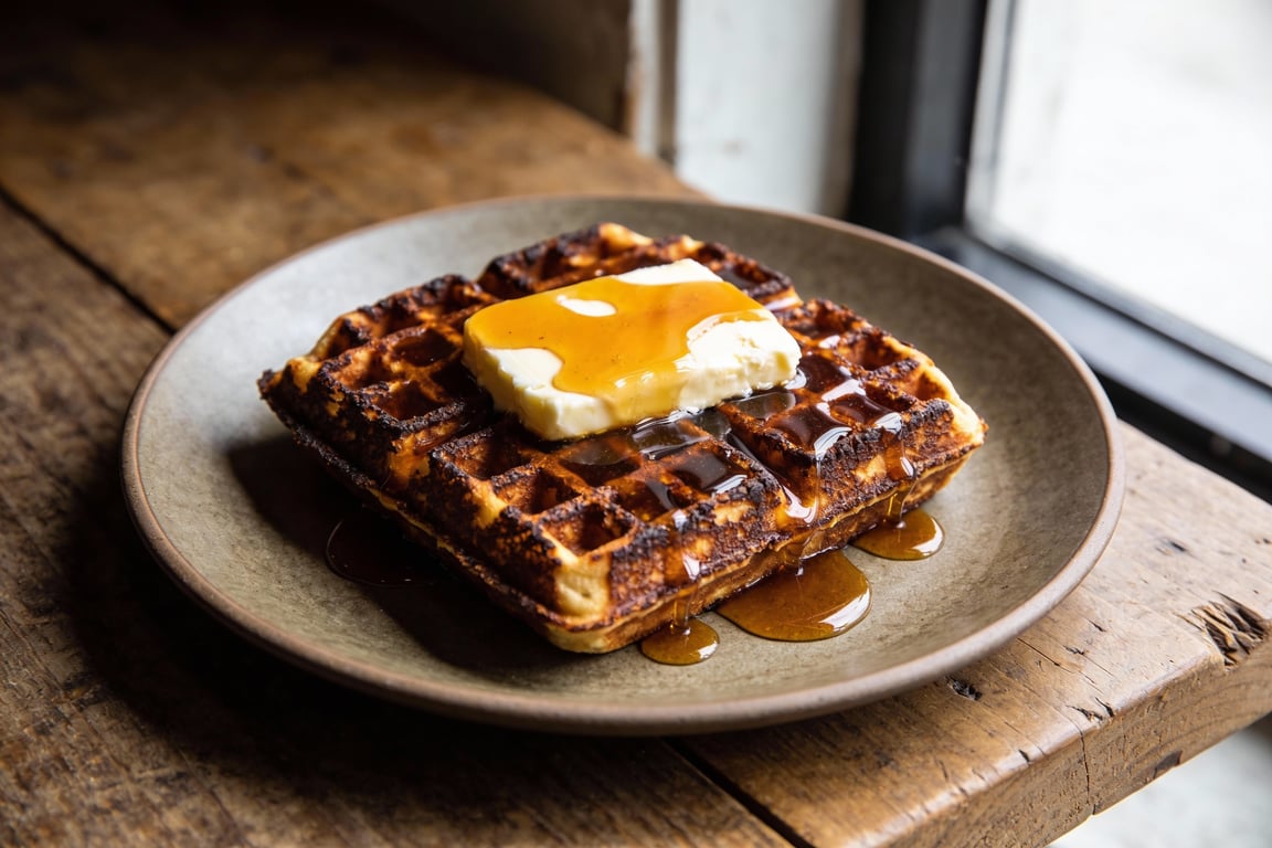 Granddaddy’s Crispy Southern Buttermilk Waffles