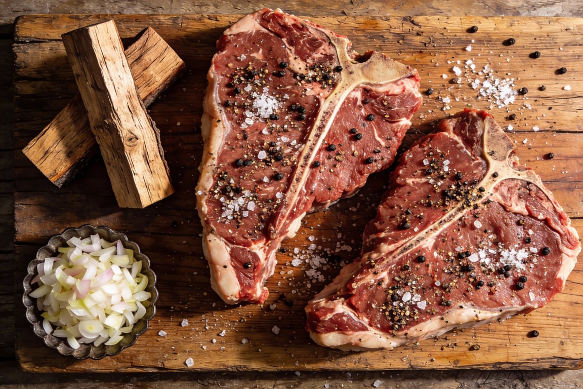 Using a two-zone fire grilling method