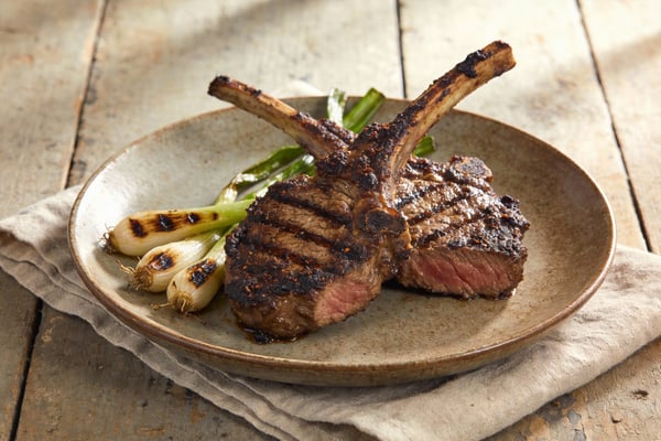 Grilled Veal Chops with Ancho-Coffee Rub (Chuletas de Ternera Recipe)