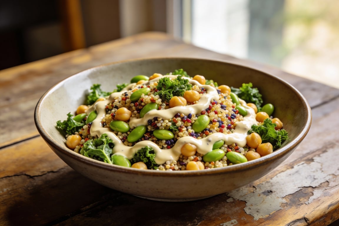 Maya’s High-Protein Vegan Power Quinoa Salad