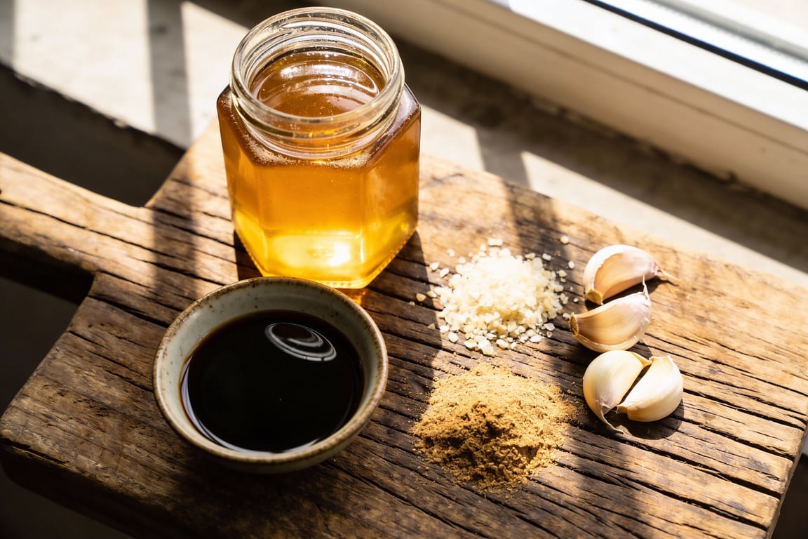 Honey Garlic Slow Cooker Meatballs in a crockpot
