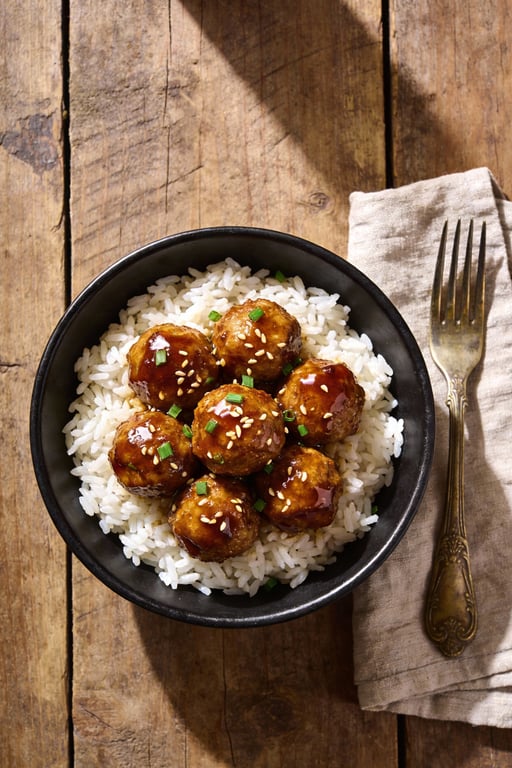 Honey Garlic Slow Cooker Meatballs