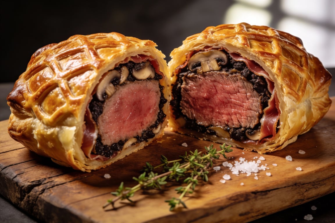 Individual Beef Wellingtons: A Pastry Chef's Approach