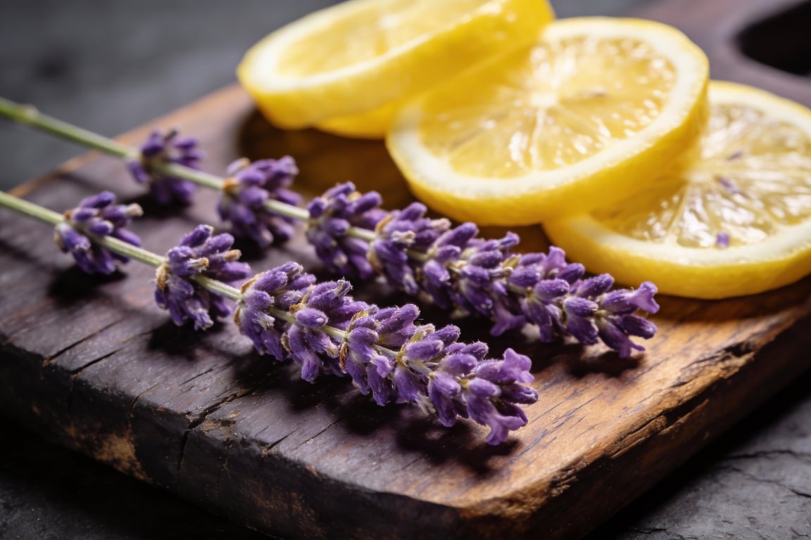 Ingredients for a Southern garden party punch and Lavender Lemonade Sparkler