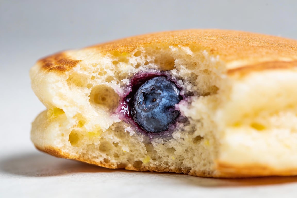 Lemon Blueberry Cloud Pancakes in Maine