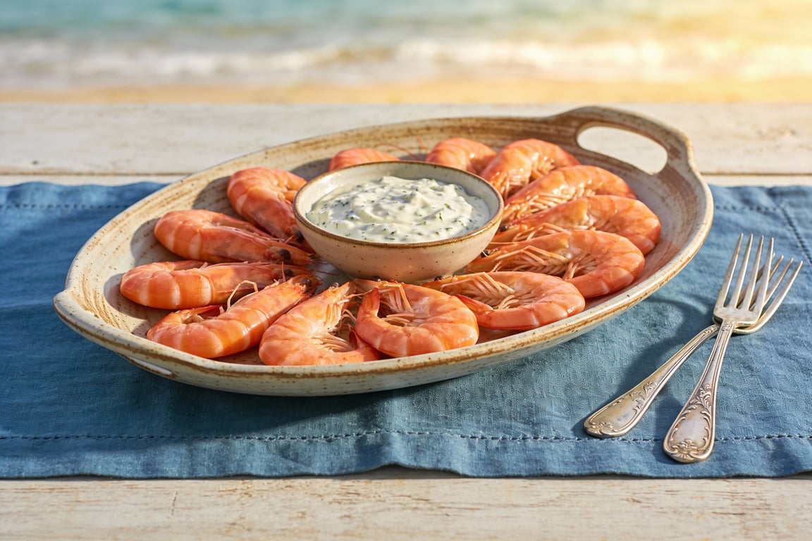 Creamy Mississippi Delta Remoulade sauce in a serving bowl
