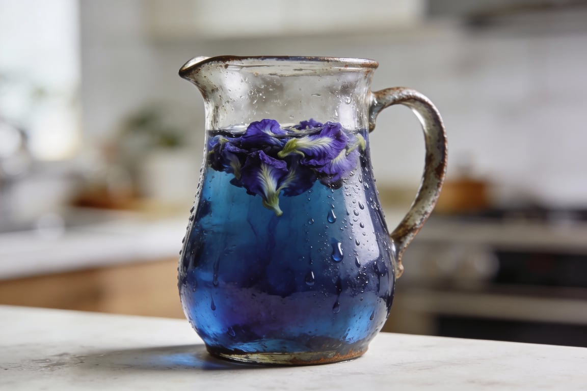 Natural purple lemonade transformation