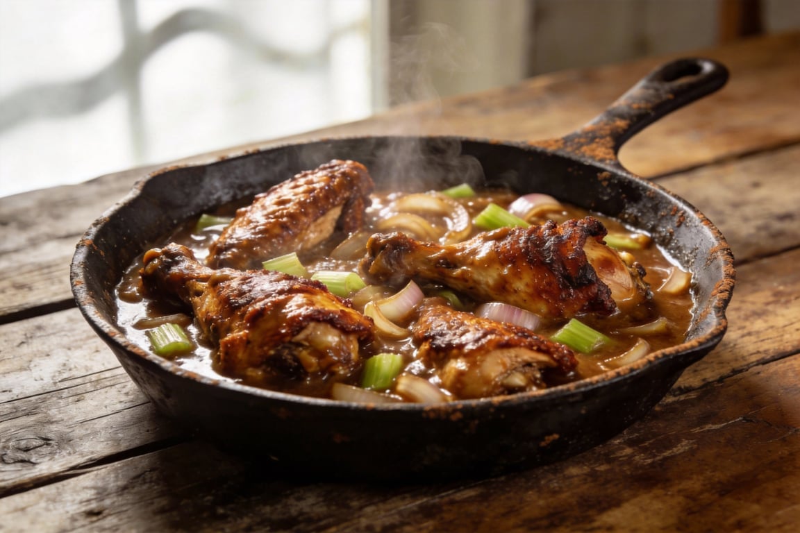 Mama Pearl's Slow-Roasted Smothered Turkey Wings