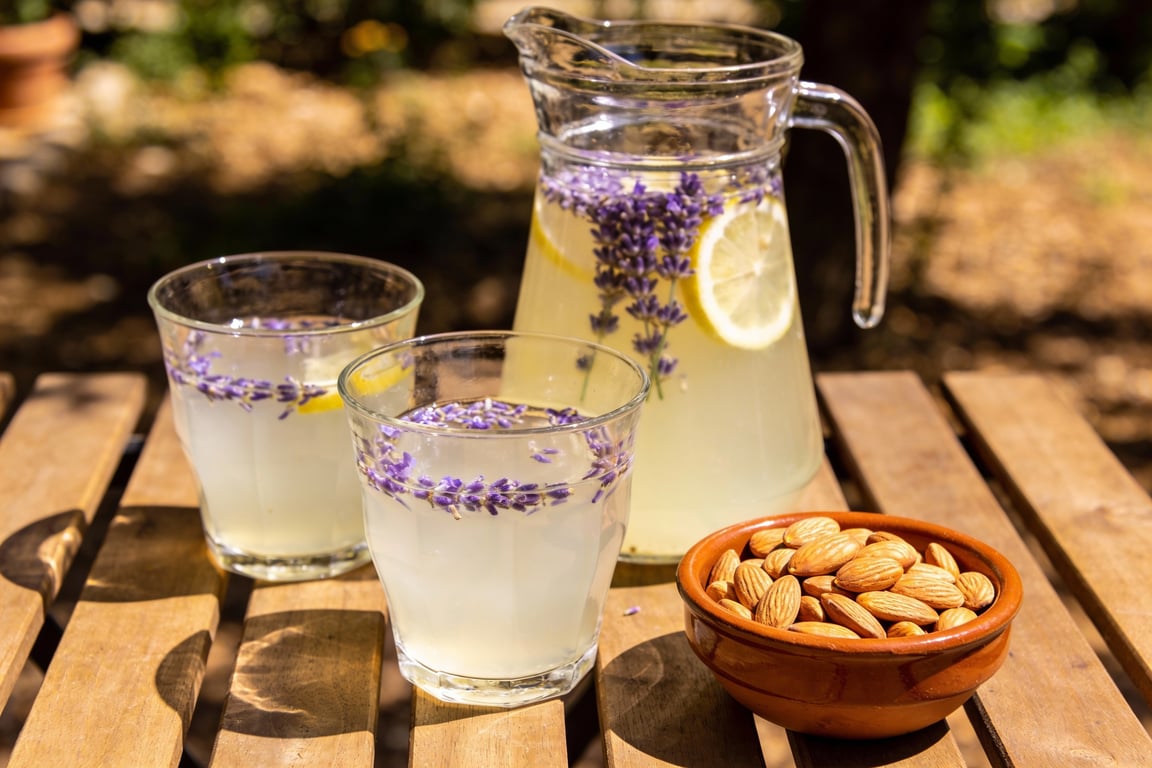 Ella Garcia recipes - Mediterranean Lavender Rosemary Limonada serving