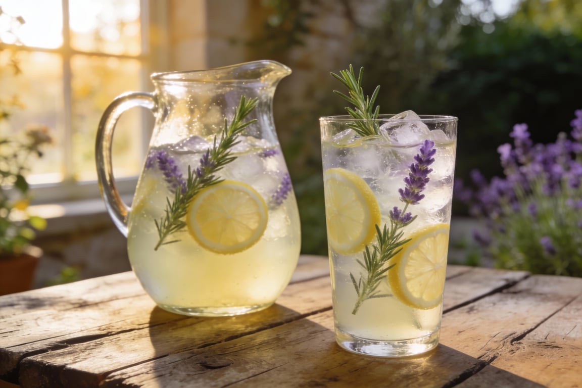 Mediterranean Lavender Rosemary Limonada
