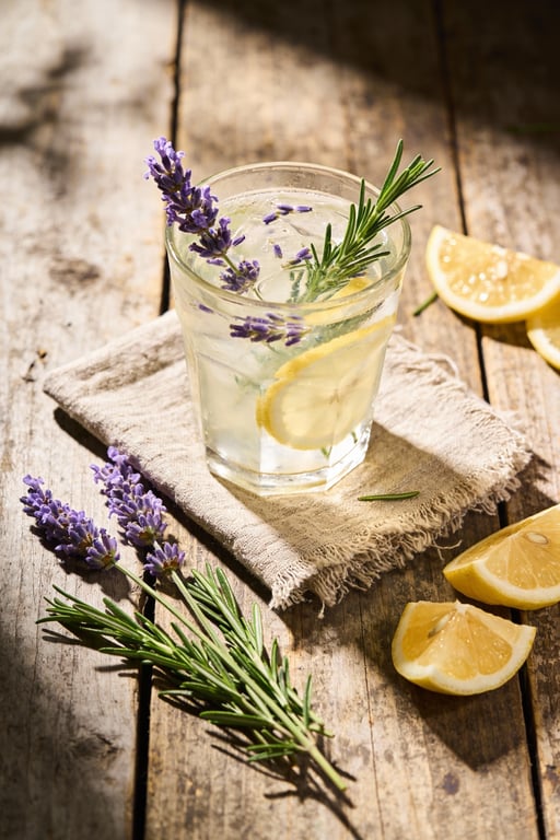 Mediterranean Lavender Rosemary Limonada
