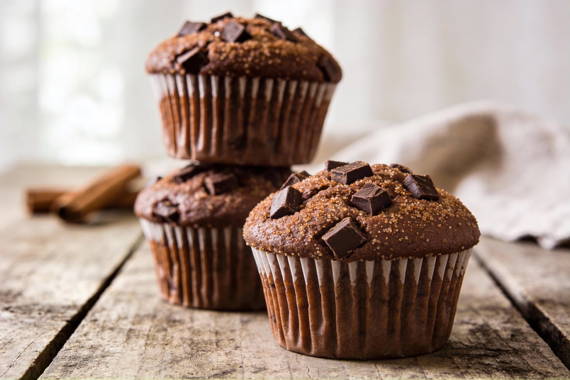 Mexican Chocolate & Cinnamon 'Canela' Muffins