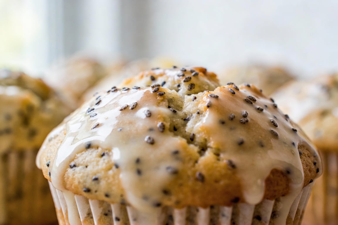 how to rub lemon zest into sugar for bakery style lemon poppy seed muffins