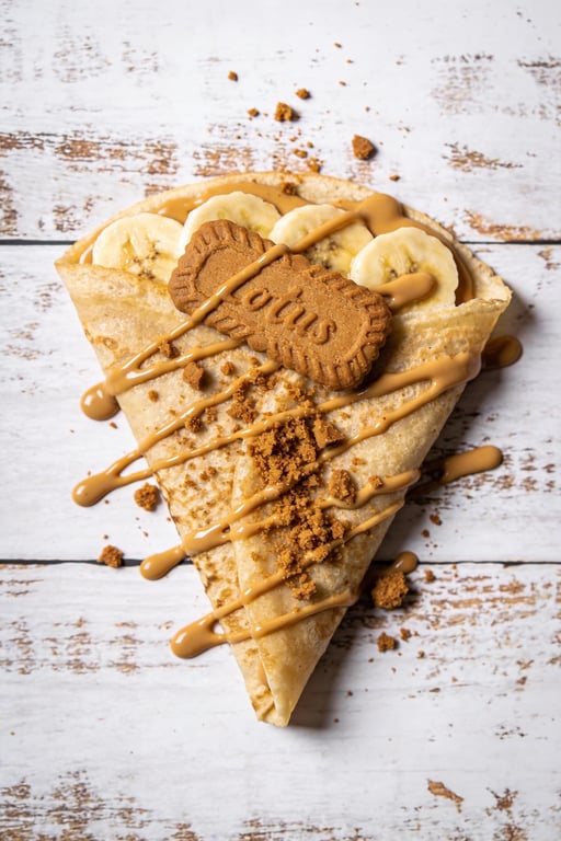 Viral Biscoff & Banana 'Lazy Crepe' Wraps