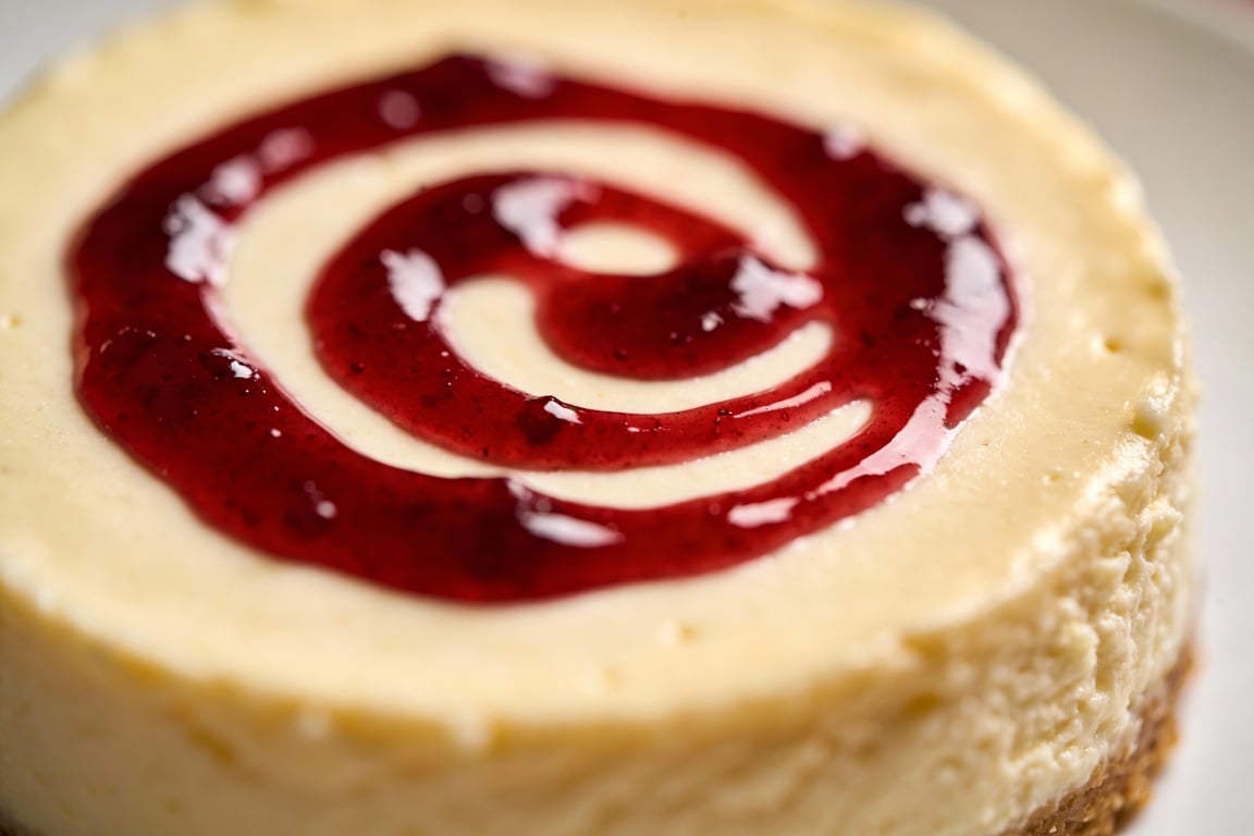 Spreading the velvety cheesecake base for the viral dessert bars