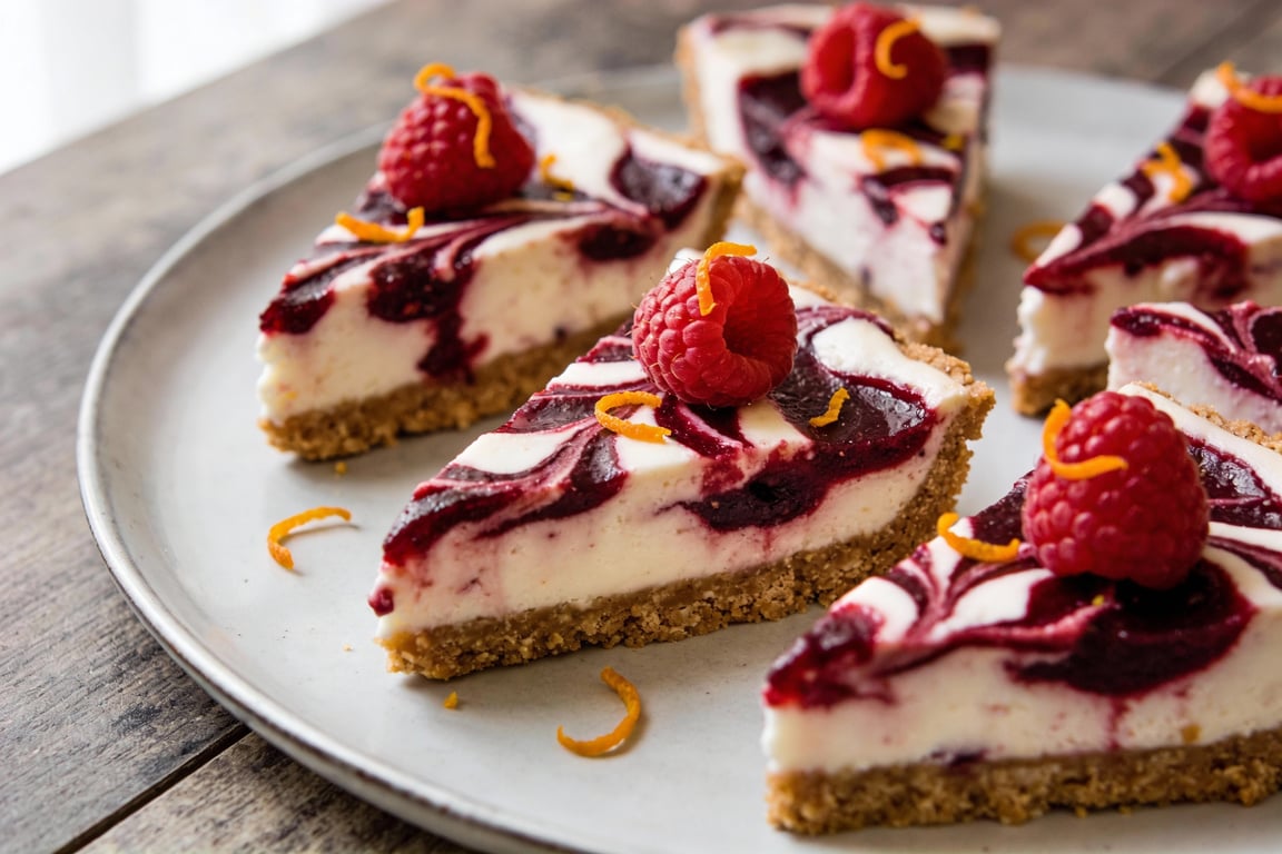 No-Bake Red Wine Sangria Cheesecake Bars dessert recipe