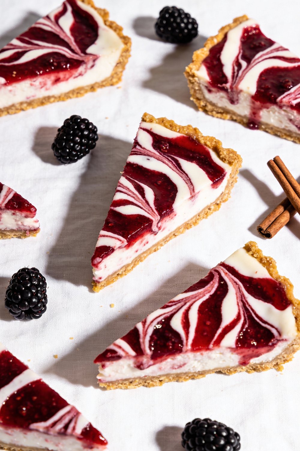 No-Bake Red Wine Sangria Cheesecake Bars
