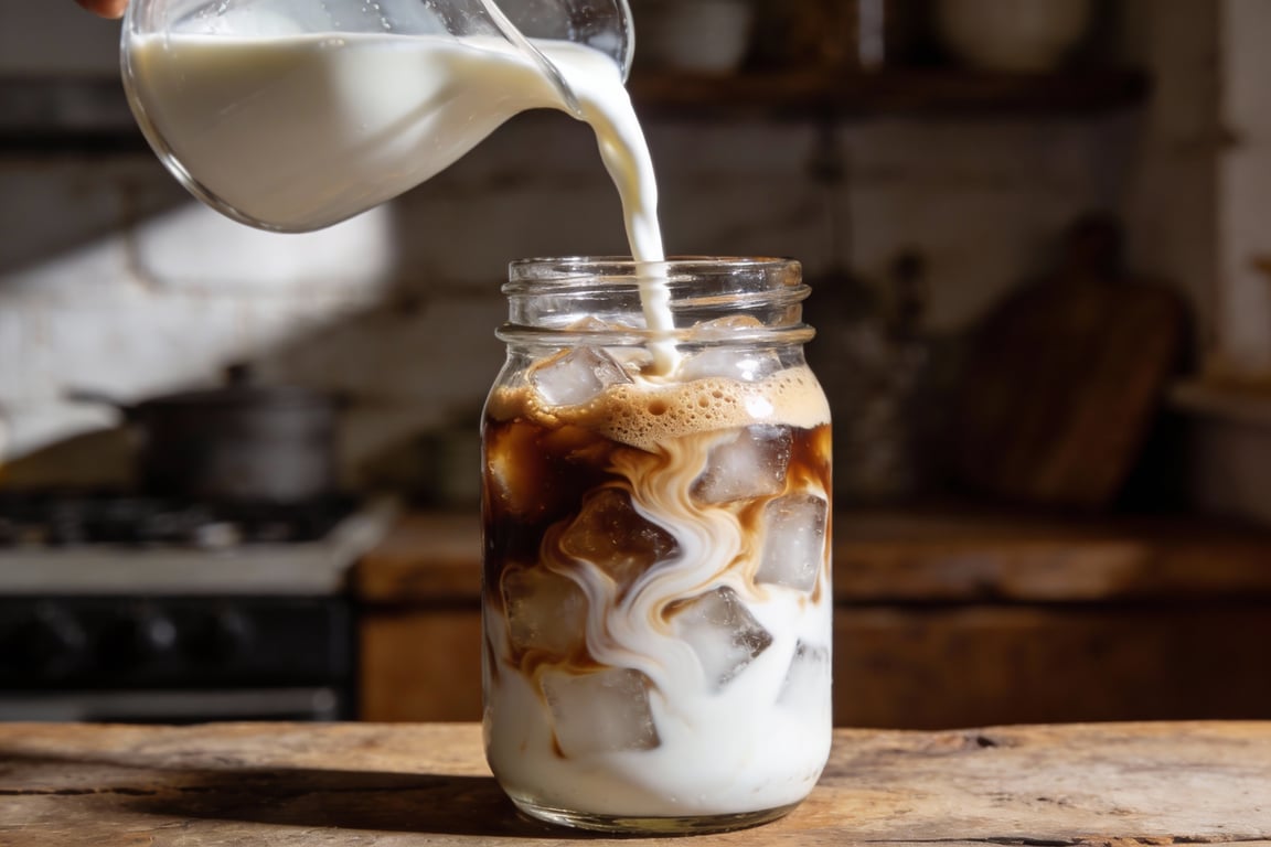 Budget iced coffee ingredients overview