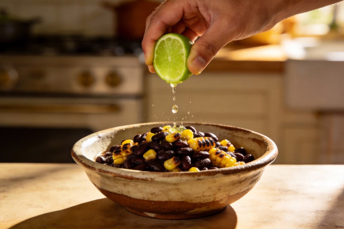 Making an authentic guajillo salsa recipe with toasted chiles