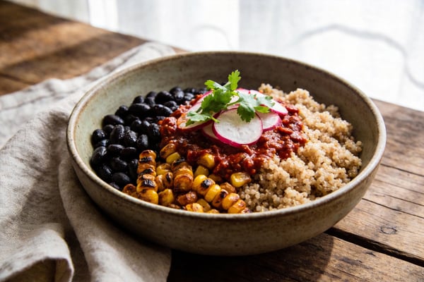 Oaxacan Black Bean Bowl
