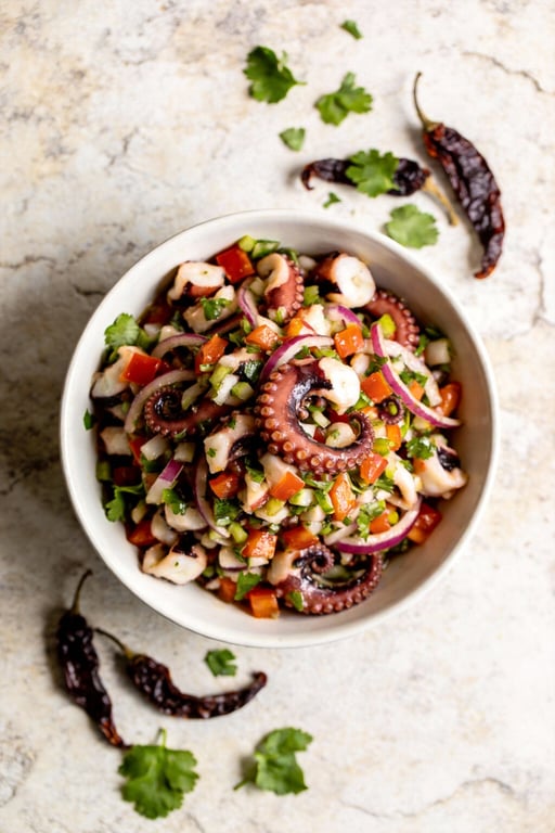 Octopus & Avocado Salpicón (Salpicón de Pulpo y Aguacate)