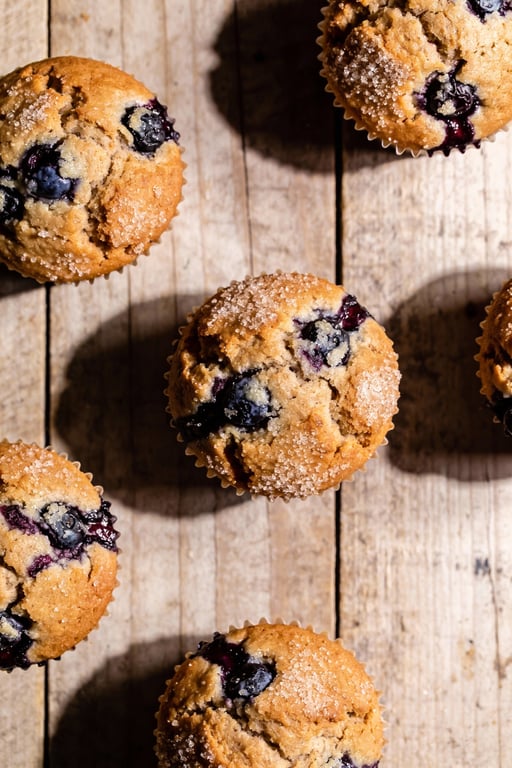 One-Bowl 20-Minute Blueberry Breakfast Muffins