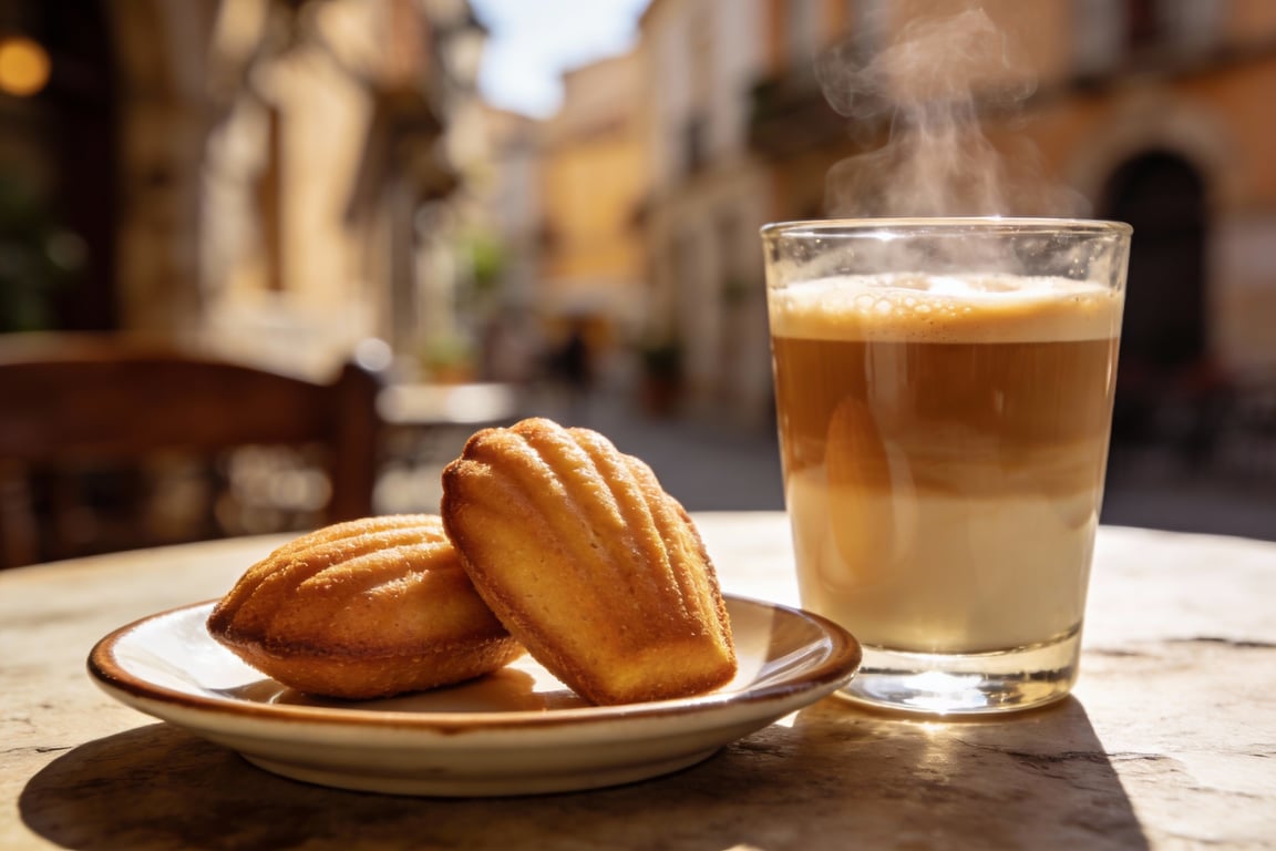 Fragrant Mediterranean tea cakes with orange blossom honey