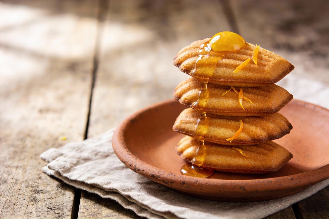 Orange Blossom & Honey Mediterranean Madeleines