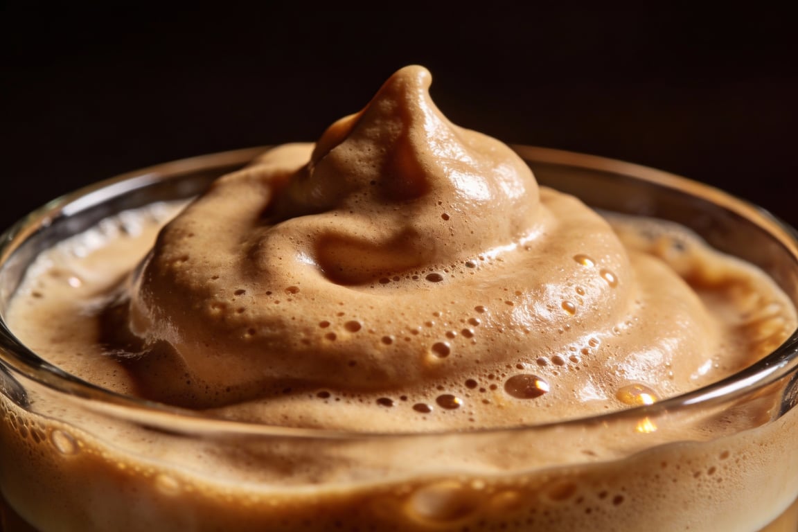 Three glasses of Thessaloniki coffee showing the Greek Frappe sweetness scale