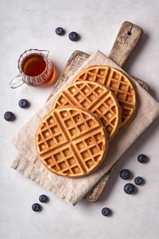 Artisan Overnight Sourdough Discard Waffles