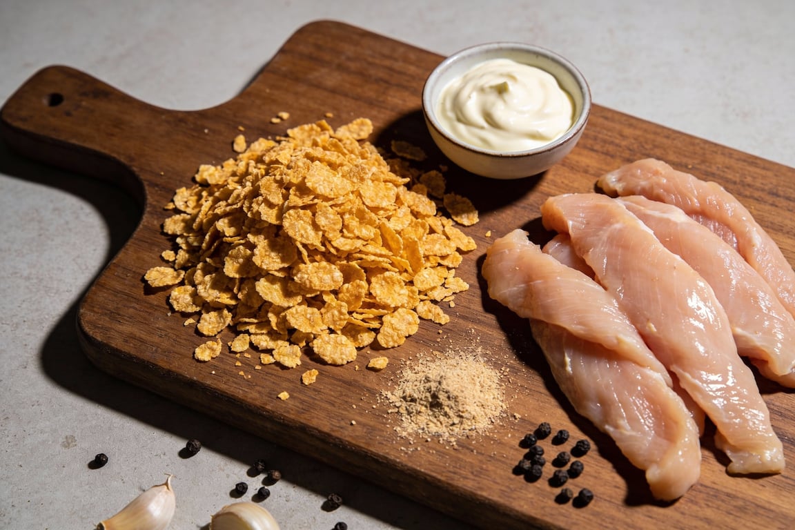 Crushing cereal for a budget dinner for students