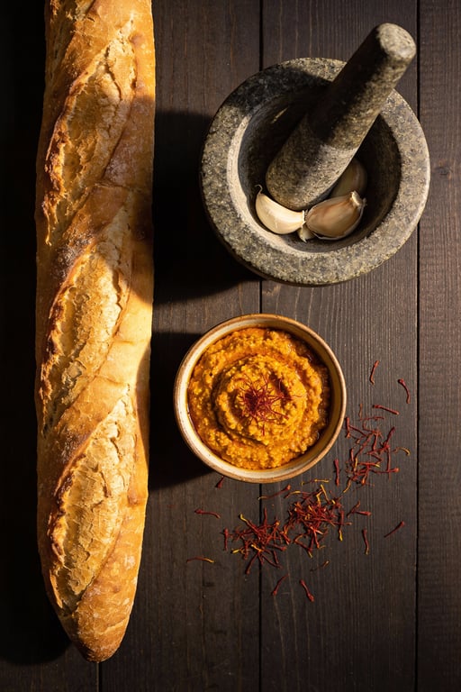High-Hydration Baguette & Authentic Spicy Rouille Recipe