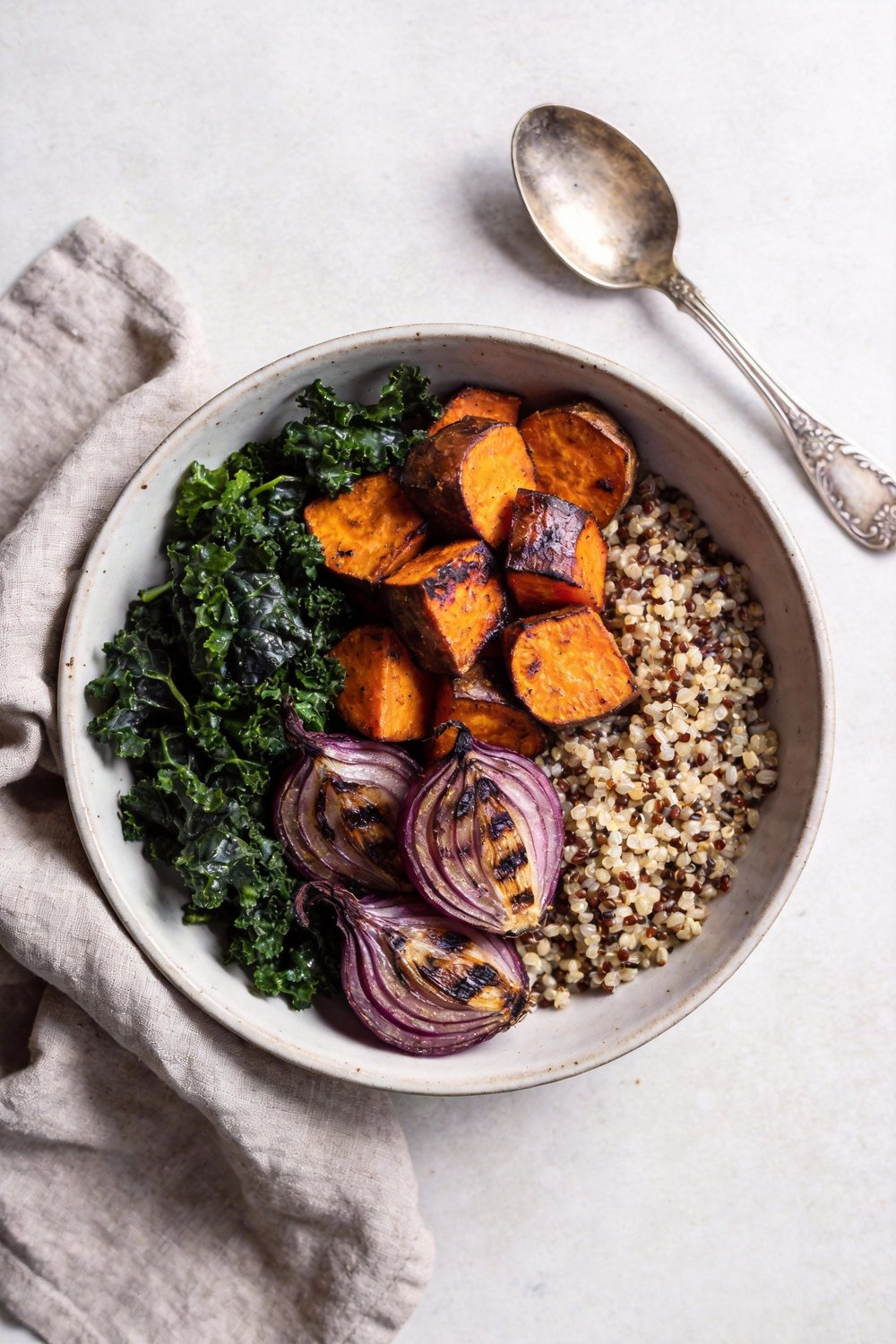 The Pitmaster’s Harvest Bowl with Smoked Sweet Potatoes