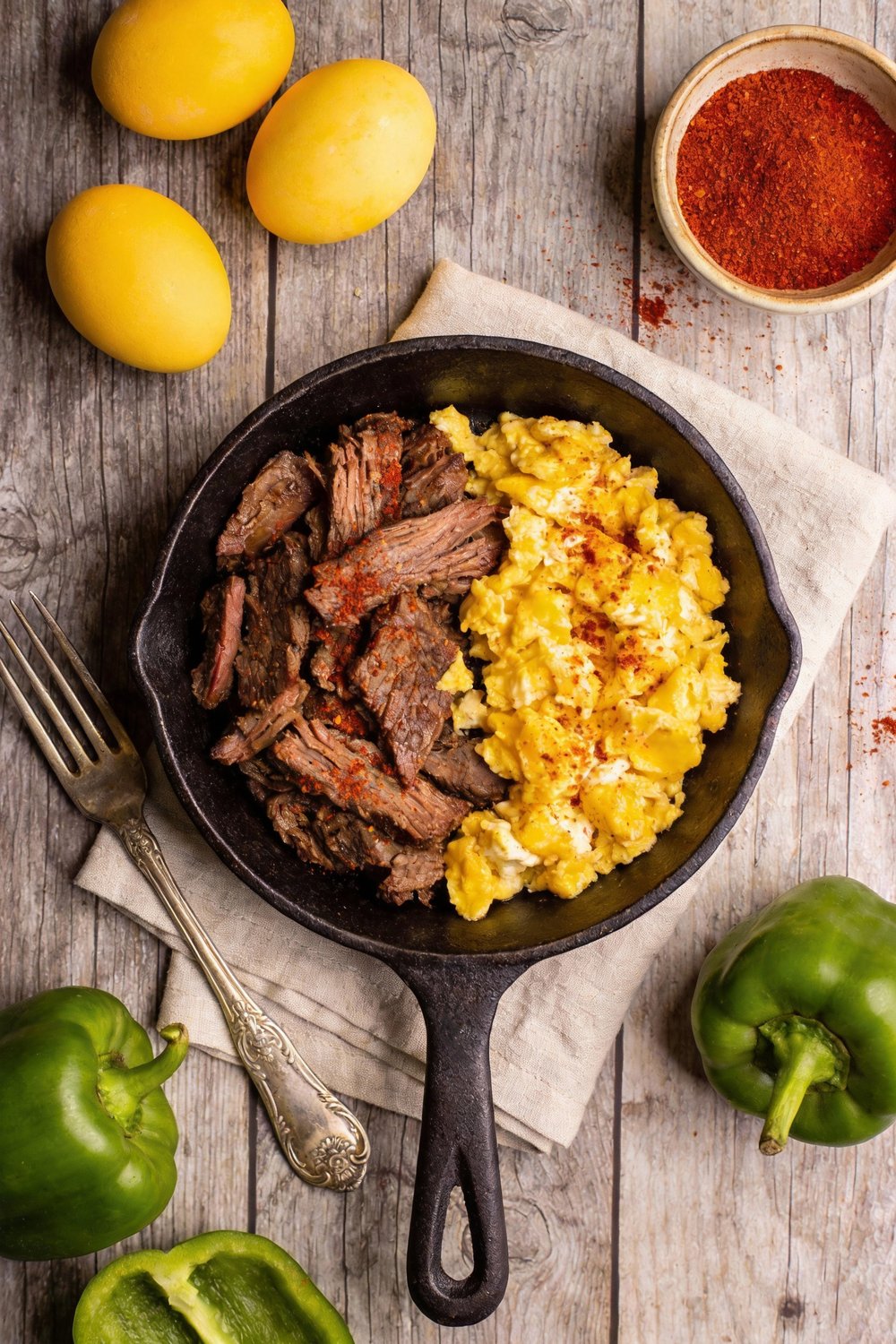 Pitmaster's Leftover Brisket Scramble