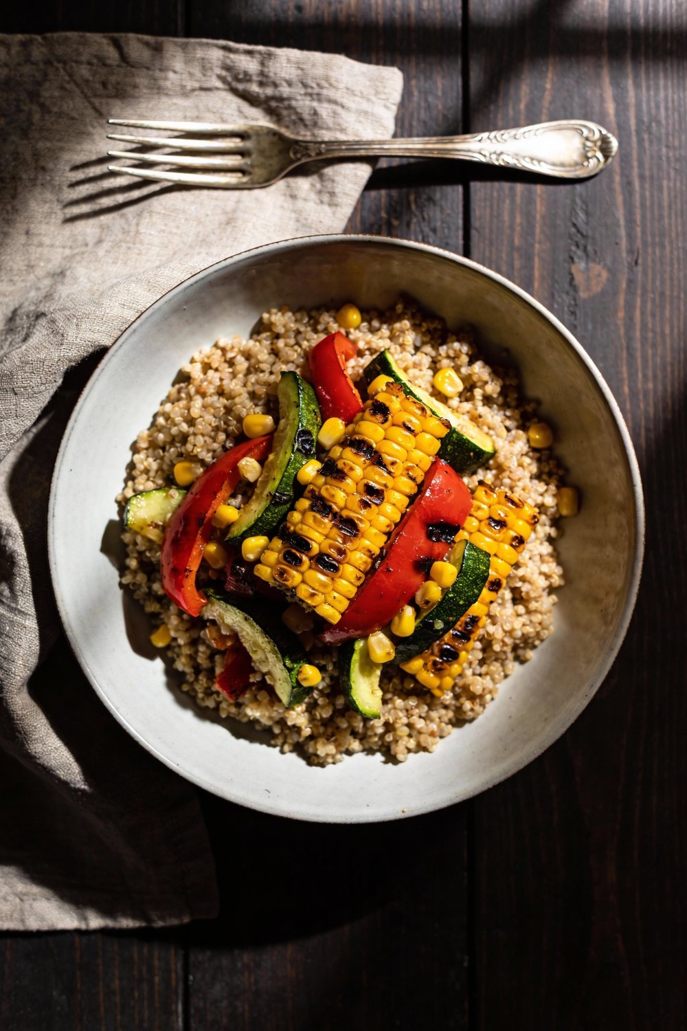 Pitmaster's Smoky Grilled Vegetable Quinoa Salad