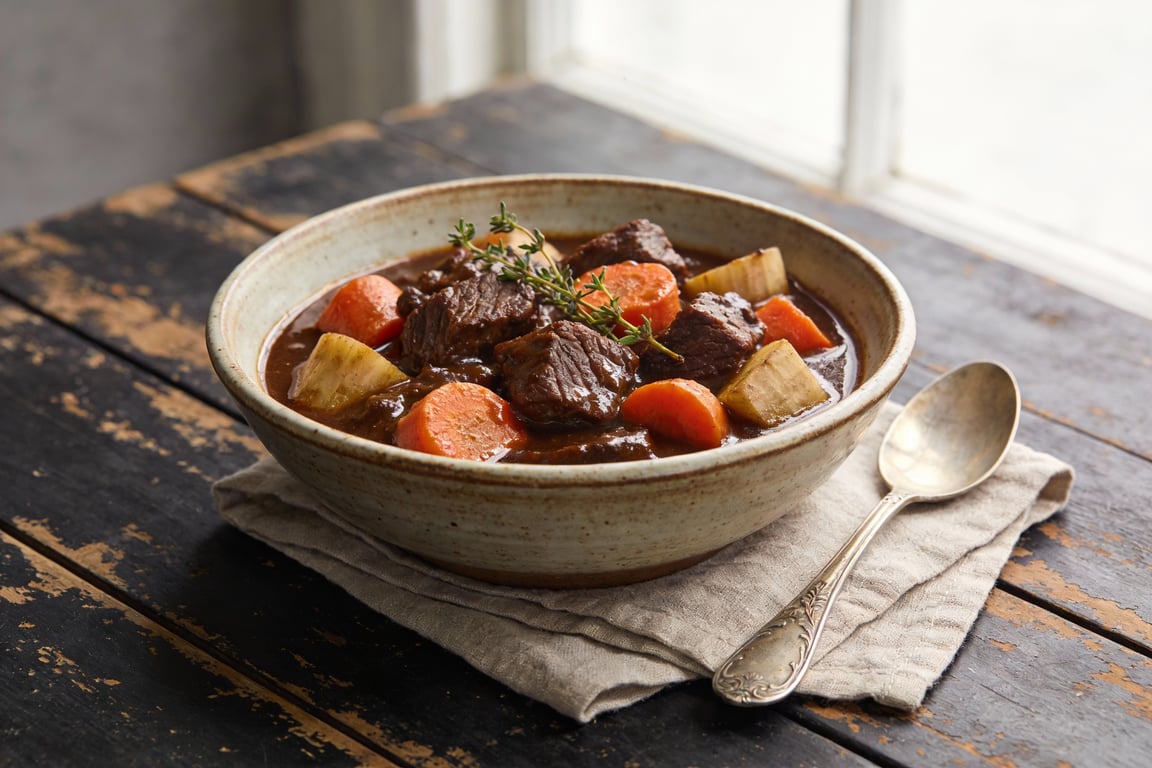 Proper Slow Cooker Beef and Guinness Stew