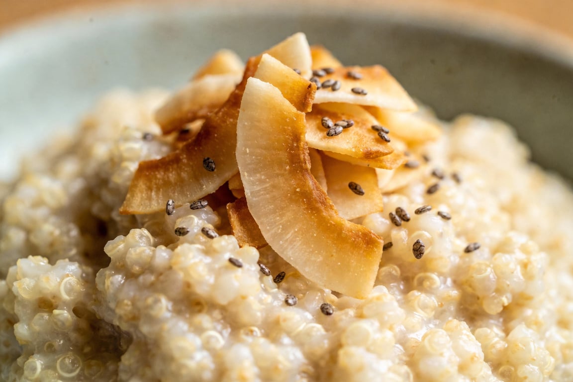 Vibrant fruit gradient for the Rainbow Breakfast Buddha Bowl
