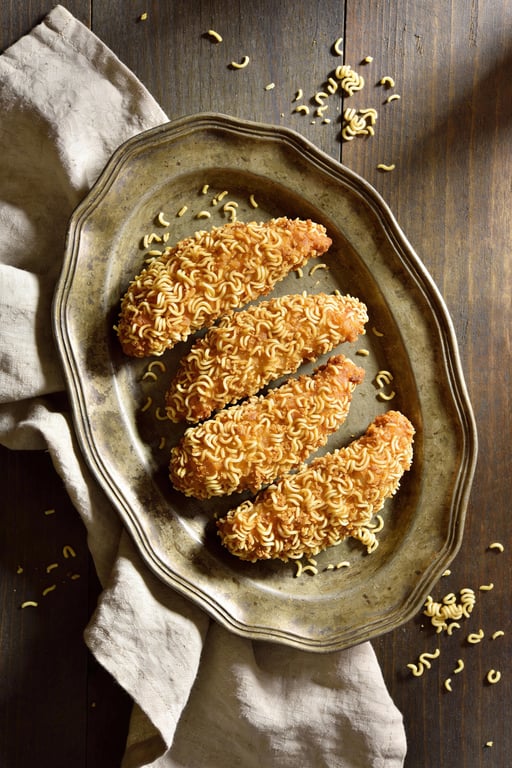 The $1.50 Ramen-Crusted Chicken Tenders