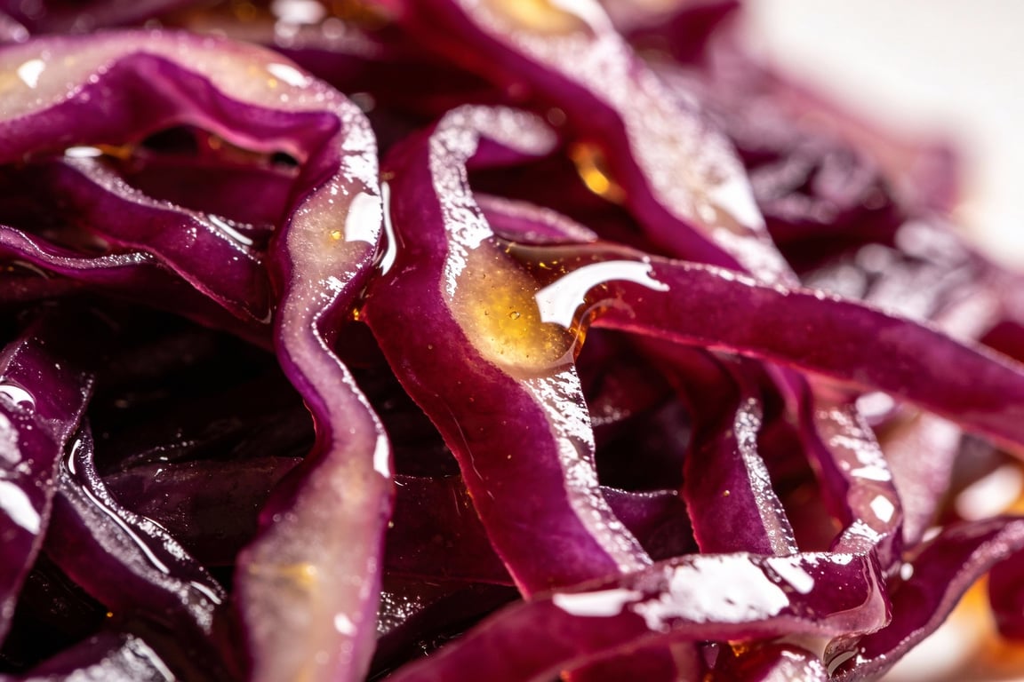 Preparation for steakhouse red wine braised cabbage
