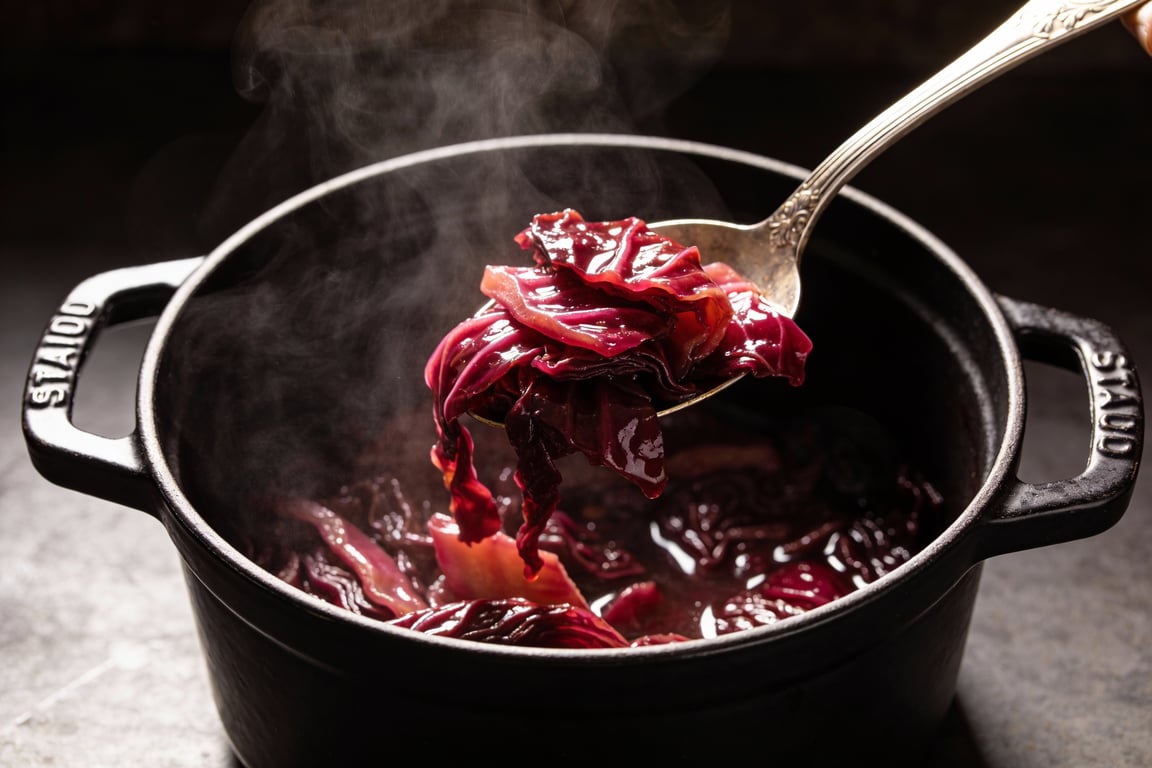 Achieving a high-gloss finish on this supper club cabbage